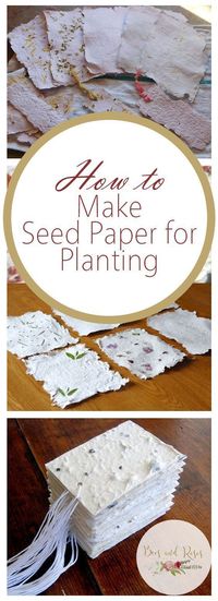 How To Make Seed Paper For Planting — Bees and Roses. Gardening tips and hacks. | Seed paper diy, Seed paper favors, Plantable seed paper