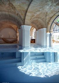 Indoor swimming pool - this will go under the house in our grotto. :)