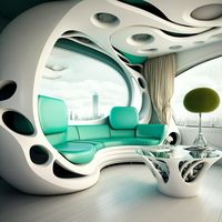 Futuristic Living Room Designs