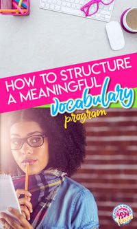 Still not satisfied with your approach to teaching vocabulary? Read about how to create your own unique vocabulary program that will engage learners. Inside the post: ideas for a powerful, meaningful vocabulary program that is fresh and inspiring. #TeachingVocabulary #MiddleSchool #HighSchool #EngagingELA