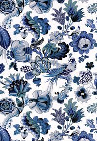 I think this is the one, fabric, color blue, pattern