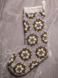 Granny Hexi Stocking Crochet Pattern - Originally Lovely