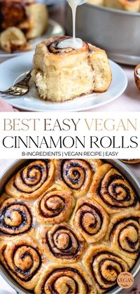 Vegan Cinnamon Rolls Recipe - Two Spoons