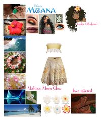 "Moana OC: Mahina x Male Moana" by silentdoll ❤ liked on Polyvore featuring OneSelf and Lisa Marie Fernandez