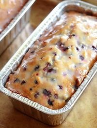 Lemon Blueberry Quickbread. This fruity quickbread is perfect for summer as a treat or dessert.