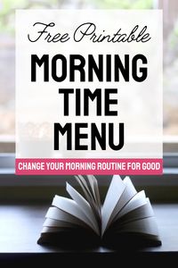 Start your day off on the right foot! A Charlotte Mason morning routine is the perfect way to begin your homeschool days. I share how establishing a morning time menu with my kids helped plan & structure our days. Whether you call it a Morning basket, circle, or meeting you'll learn how to create a simple morning time menu. Bonus: Download the free printable Peaceful Pionners Morning Time Menu with 29 weeks of morning basket ideas! For more Charlotte Mason resources visit ThePeacefulPress.com!