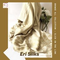 Eri Silk shawl - subtle, elegant and lightweight . Perfect as a  light winter accessory. Visit our Etsy Shop to find more Eri Silk products.