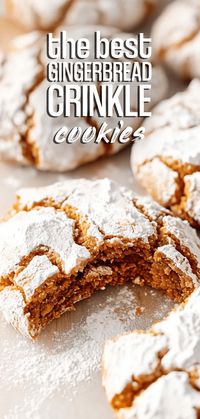 Gingerbread Crinkle Cookies [35 Minutes] – Chasety