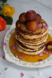 Gulab Jamun Pancakes - Some Indian Girl