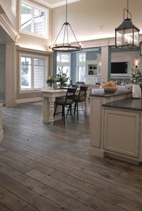 traditional kitchen in chicago, hardwood floors by signature innovations, llc.