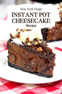 New York Fudge Instant Pot Cheesecake