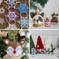 65 Gorgeous Crochet Christmas Ornaments - Cream Of The Crop Crochet