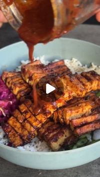 The Happy Pear on Instagram: "Looking to reduce your meat consumption this January? We’ve got just the recipe for you! This hassleback tofu is a total game-changer—packed with flavor and easy to make. Trust us, tofu never tasted this good! 🙌 Serve with rice and your favorite veggies for a wholesome, plant-based meal. 🌱💚

#Veganuary #MeatFreeMonday #PlantBasedRecipes #TofuLovers #EatMorePlants #TheHappyPear #EasyVeganMeals #TofuRecipe #HealthyEating #SustainableLiving"