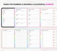 "This is a huge bundle of 10,000 business digital planners in different variations, which you can customize using my unique planner builder tool. The planner is carefully designed to maximise productivity and aid you in achieving your goals, with an aesthetic yet functional design. This planner bundle is packed with content and offers amazing value. I also offer a 30 day refund because customer happiness is my top priority. Check out my shop reviews (3,000+ five star reviews) 😊 ----------------