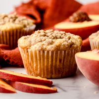 Peach Streusel Muffins Recipe