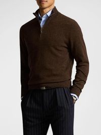 Polo Ralph Lauren - Men’s Wool Quarter-Zip Sweater