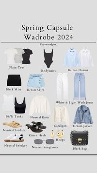 capsule wardrobe, spring 2024, spring trends, spring outfirs, ootd, capsule wardrobe