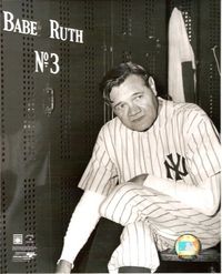 Babe Ruth at his locker.Ruth is regarded as one of the greatest sports heroes in American culture and is considered by many to be the greatest baseball player of all time. He was one of the first five inductees into the National Baseball Hall of Fame in 1936.