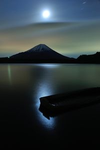 moonlight on Mt. Fuji