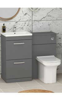 Turin sinks vanity unit and Crosby back to wall toilet packs make a perfect addition to your small bathroom and cloakroom. These both have a modern design that will create a modern look. Shop Now!🛒