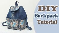 Sac dos PANDA adulte & enfant, débutantE & confirméE, facile & pratique, 8 poches, fiche gratuite - YouTube