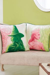 Wicked Pink Printed 100% Cotton Cushion - Image 1 of 3