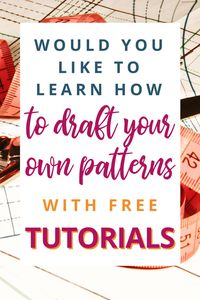 Learn how to draft pattern blocks with pattern making basics. These FREE pattern drafting tutorials will help you start making your own pattern blocks or slopers! Great for anyone that would love to start drafting their own sewing patterns and making their own unique DIY clothes! #patternmakingbasics #patterndrafting #learnpatternmaking #sewingpatterns