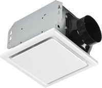 Amazon.com: Homewerks 7140-110 Bathroom Fan Ceiling Mount Exhaust Ventilation, 2.5 Sones, 110 CFM, White