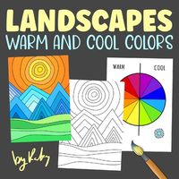 Landscape Art Activity to learn about warm and cool colors and how to use themThe students can fill the templates with cool and warm colors This Material includes:- 1 pages showing cool and warm colors- 7 different landscape layouts to fill withncolor- the 7 landscapes in color ( example results ) color theory, cool and warm colors, warm and cool, colours worksheets, art activity worksheets, landscapes, layout, color theory