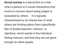 social anxiety ¨`*•.¸  pinterest & instagram - @ninabubblygum  ¸.•*´¨