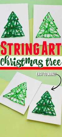 String Art Christmas Crafts