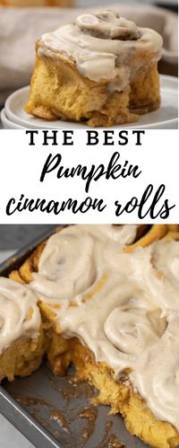 The Best Fluffy and Soft Pumpkin Cinnamon Rolls - Lifestyle of a Foodie