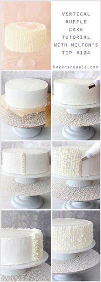 Ruffle Cake with Tutorial