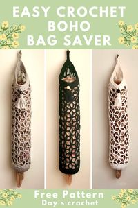 Boho Bag Saver — Day's Crochet & Knit