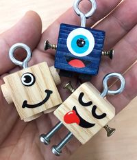 Fun wood craft for all ages! Get creative and build a set of crazy mini block heads. As keyrings, zip pulls or collectibles, these mini block heads will be a huge hit with kids of all ages. In this one-hour fun workshop you will craft three block heads to your own design, the possibilities are endless! WHO IS THIS COURSE FOR?• Suitable for makers of all ages!• All children need to be accompanied by a grown-up• Adults who are supervising / assisting a child are free-of-charge HOW LONG IS THE COUR