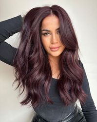 Aubergine Hair Color for Brunettes