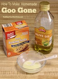 Remove Sticky Label Glue from Glass with Homemade Goo Gone