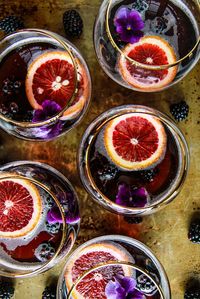 Blood Orange Blckberry Rum Punch