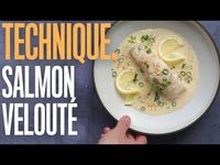 SALMON & VELOUTE SAUCE