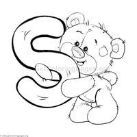 teddy bear alphabet coloring sheets – GetColoringPages.org