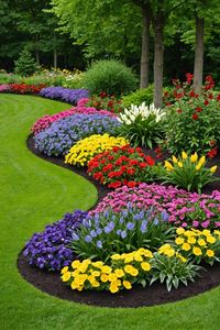 Beautify your outdoor space with these stunning flower bed ideas! From modern designs to whimsical creations, there's something for every taste. Learn how to design and plant your own gorgeous flower beds and make your neighbors green with envy! Visit the link below to get all the inspiration and instructions you need. Don't miss out!