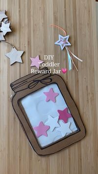 🌟 Check out this fun way to encourage your toddler! Involve your kiddo by having them help with tracing and counting the stars and by creating a reward “menu” together. We made this using items we have around the house and it’s been working great for the past few weeks. . #toddlerfun#kidactivities#activitiesforkids#busytoddler#cardboardcrafts#diymom#parentinghacks#oneproudtoddler