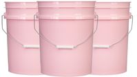 PRICES MAY VARY. Organize your pantry, kitchen, garage, garden, shed, school, warehouse, studio, lake house and everything in between! These Buckets are Food grade- BPA Free- Made in USA Features a tapered design which allows empty buckets to nest and separate easily. Pails Come with Metal Handle and molded plastic Grip to protect hands when moving heavy loads. Bucket can be used as cleaning bucket, water bucket, gardening bucket, paint bucket, Fermentation bucket, wash bucket. Pails good for st