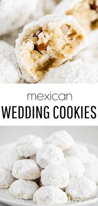 These Mexican wedding cookies are the perfect bite-sized cookie recipe that will literally melt in your mouth! #cookies #cookierecipes #mexicanweddingcookies #baking #christmascookies #christmas #christmasrecipes #christmasdesserts #holiday #holidaycookies #holidayrecipes #holidaydesserts #recipes #iheartnaptime