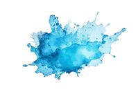 Light Blue Splash Watercolor Texture Background Element AI Generated