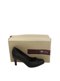 Item details Clarks Women's Heels Size: UK 5 Colour: Black Material: 100% Other Condition: Fair Defects: Minor Fading SKU: 23B-FPDGJ-SXJ Delivery Delivery within 5 working days. Packaged and shipped straight from our warehouse. Returns Easy 30 day returns. Money back guarantee. Quality guaranteed We quality check every single item on Thrift+. No more surprise stains or fake brands. Our team of experts manages the whole process of recirculating pre-owned clothes. Additional authentication checks on all designer items.