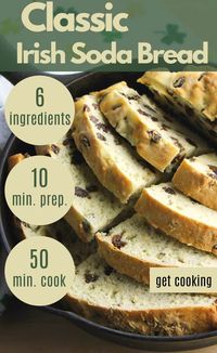 The history of Irish soda bread, as well as classic Irish soda bread and the BEST ever recipe for Irish soda bread to serve with corn beef and cabbage. via @irishtwinsmom11