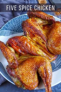 Tender, juicy and thoroughly flavoured, Chinese five spice chicken brings roast chicken to a new level. This recipe offers many tips to ensure the desired result.