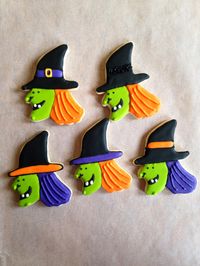 Halloween Witch Cookies