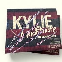 Kylie Jenner New Limited Edition Nightmare On Elm Street Eye Shadow Palette New In Box Limited Edition Palette Retro, Horror, 90s Slasher Contains 9 Bold Colors In A Stunning Pallet With Mirror